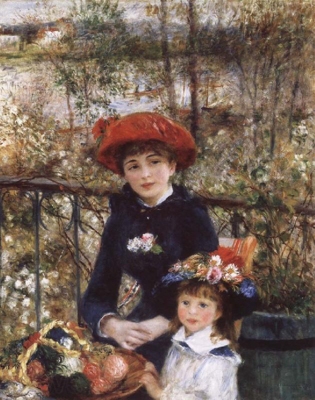 Pierre Auguste Renoir On tghe Terrace France oil painting art